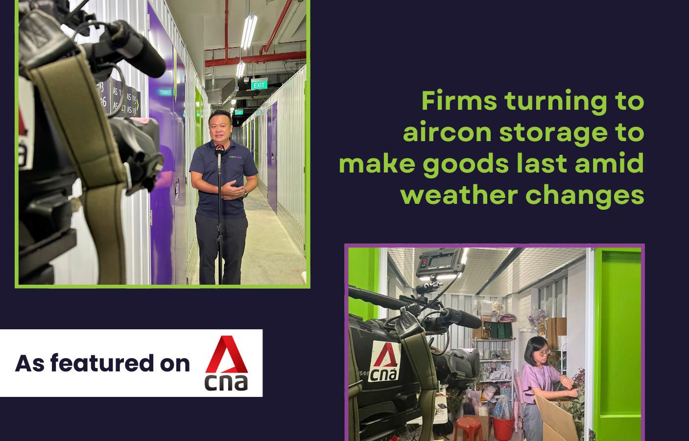 Firms turning to aircon storage to make goods last amid weather changes